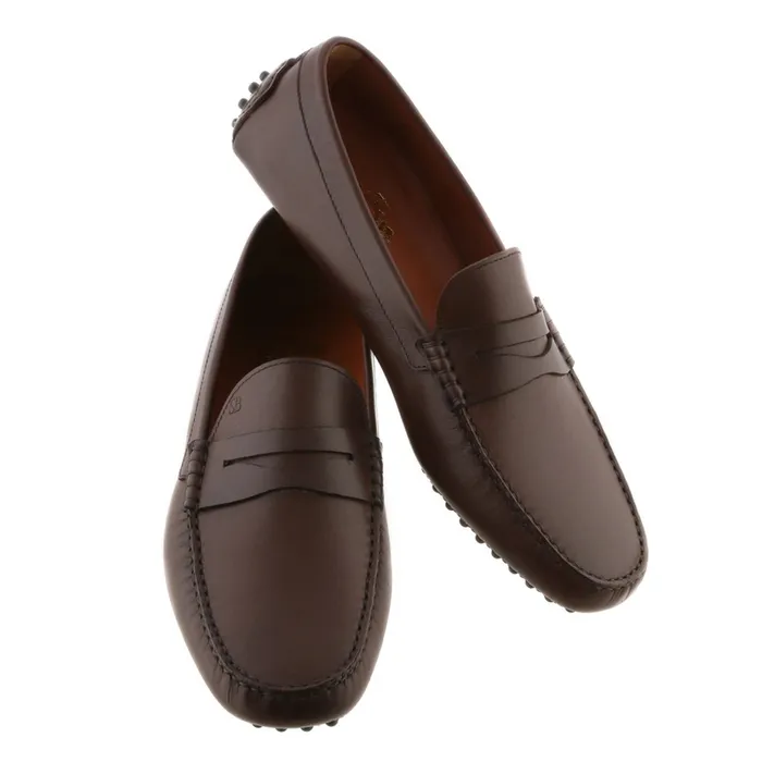 Giày Lười Nam Germano Bellesi 114 - 02 Màu Nâu Đậm Size 46