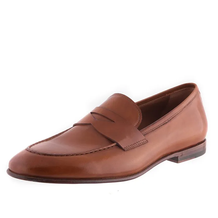 Giày Lười Nam Germano Bellesi 1301 Màu Nâu Size 46