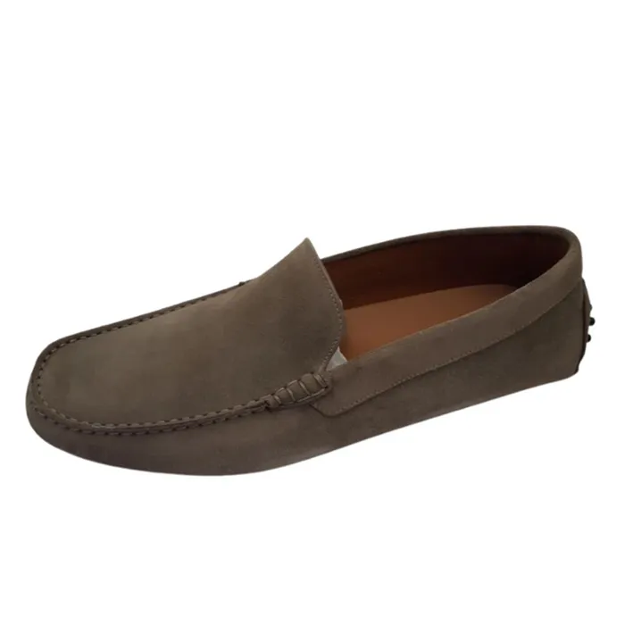 Giày Lười Nam Germano Bellesi Da Lộn 116-05 Màu Nâu Size 39