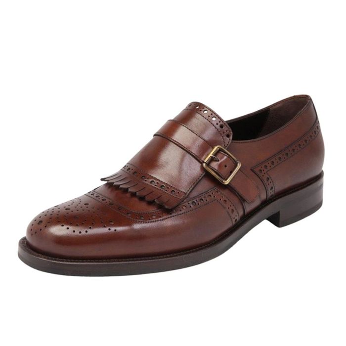 Giày Tây Nam Germano Bellesi 801 Màu Nâu Size 38