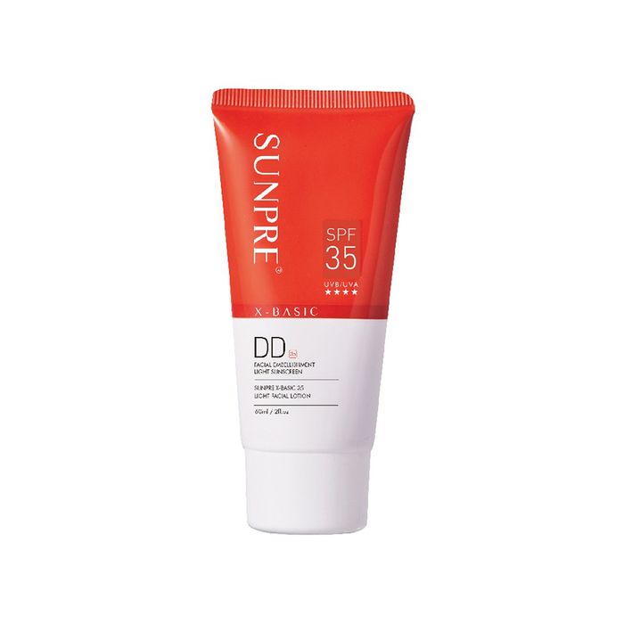 Kem Chống Nắng Có Màu Nền  Mona Frema DD X-Basic 35 Light Facial Lotion SPF 35 PA+++  60ml