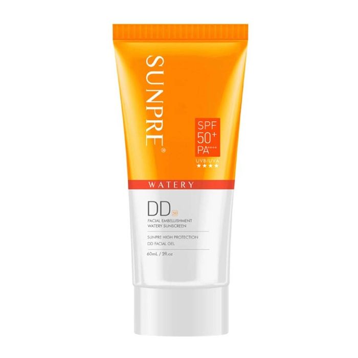 Kem Chống Nắng Màu Kem Nền Mona Frema SUNPRE High Protection DD Facial Gel SPF 50+ PA++++  60ml