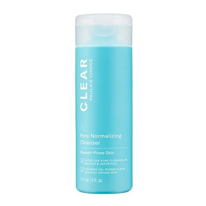 Sữa Rửa Mặt Cho Da Mụn, Thu Nhỏ Lỗ Chân Lông Paula's Choice Clear Pore Normalizing Cleanser 177ml