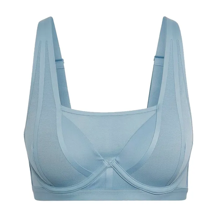 Áo Ngực Thể Thao Adidas Tlrdim Luxe Hs HC5330 Màu Xanh Blue Size 65B