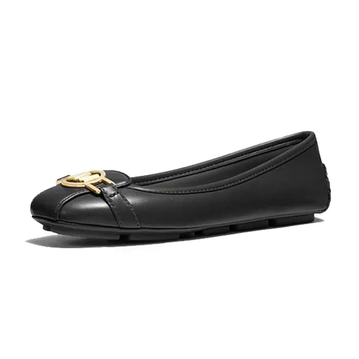 Giày Bệt Michael Kors MK Tracee Leather Black Màu Đen Size 37