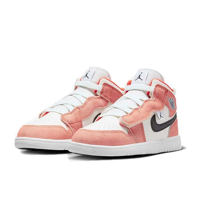 Giày Thể Thao Trẻ Em Nike Jordan 1 Mid Alt Se DZ4470-800 Màu Hồng Cam