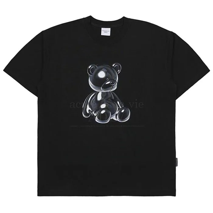 Áo Phông Acmé De La Vie ADLV Metal Bear Short Sleeve T-Shirt Black Màu Đen Size 1