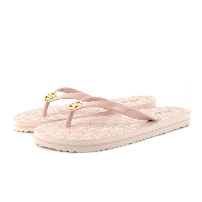 Dép Xỏ Ngón Michael Kors MK Logo DK Ballet 'Pink' Flip Flop Màu Hồng Size 37.5