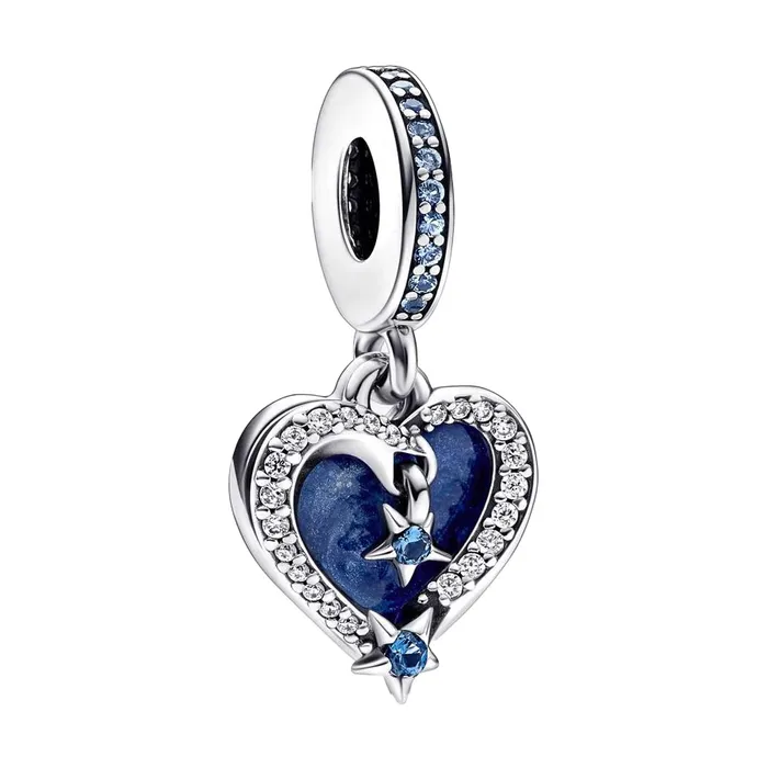 Hạt Vòng Charm Pandora Moments 792356c01 Màu Xanh Blue