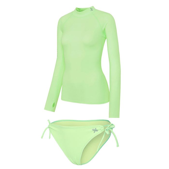 Set Đồ Bơi Xexymix Sherbet Lime XT0208T + XP0214T Màu Xanh Chuối Size L