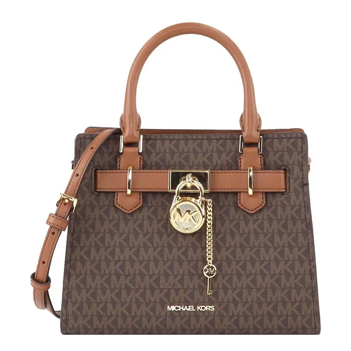 Túi Đeo Chéo Michael Kors MK Monogram Canvas 35F1GHMS1B Màu Nâu