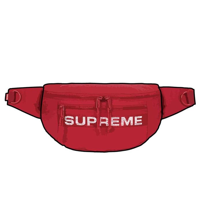 Túi Đeo Hông Supreme 23SS Field Waist Bag Red Màu Đỏ