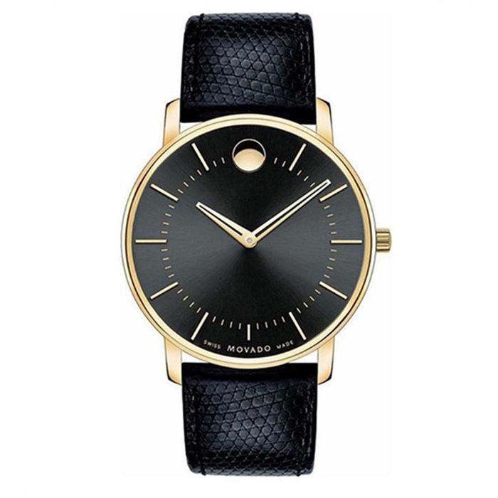 Đồng Hồ Nam Movado 0606847 Màu Đen Vàng
