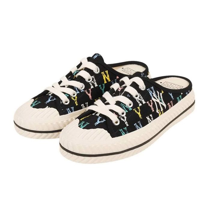 Giày MLB Playball Mule Monogram New York Yankees 32SHSM111-50L Màu Đen Size 250