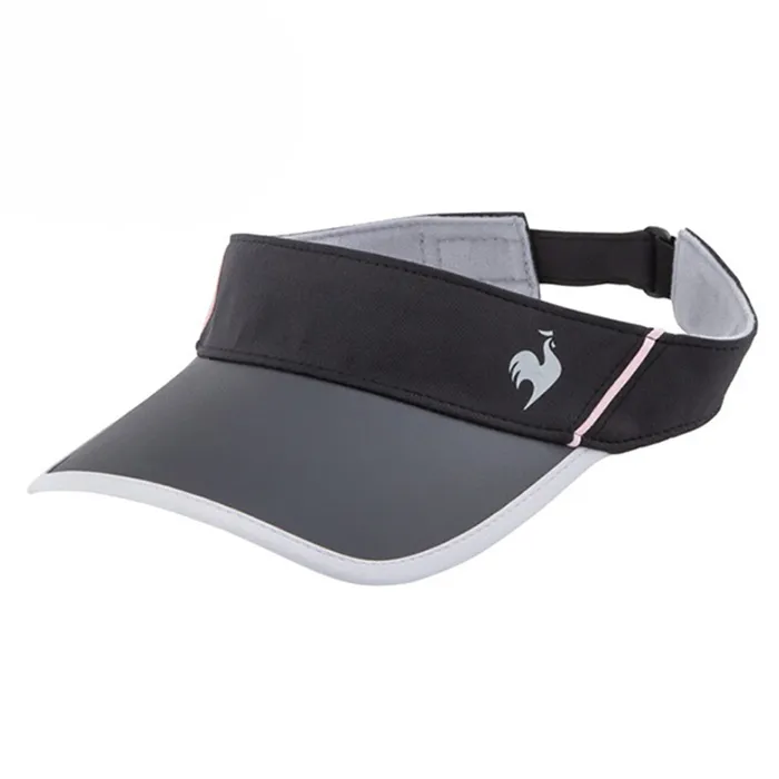 Mũ Le Coq Sportif Tennis Sun Protection Running Training Cap Hat QTCTJC12 Màu Xám Đen