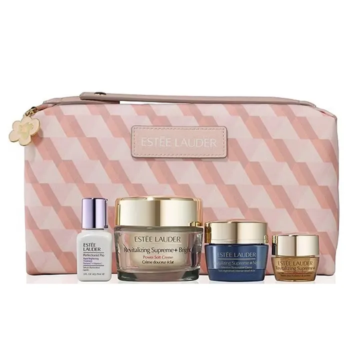 Set Dưỡng Da Estée Lauder Revitalizing Supreme+ Bright Skincare Routine Gift Set 4 Món