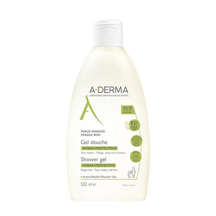 Sữa Rửa Mặt Và Tắm Gội Cho Da Mụn A-Derma Peaux Fragiles 500ml