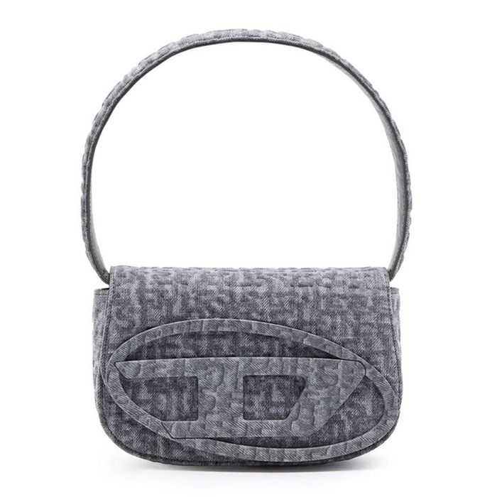 Túi Đeo Vai Diesel 1DR Shoulder Bag Leather X08396P5142 Màu Xám