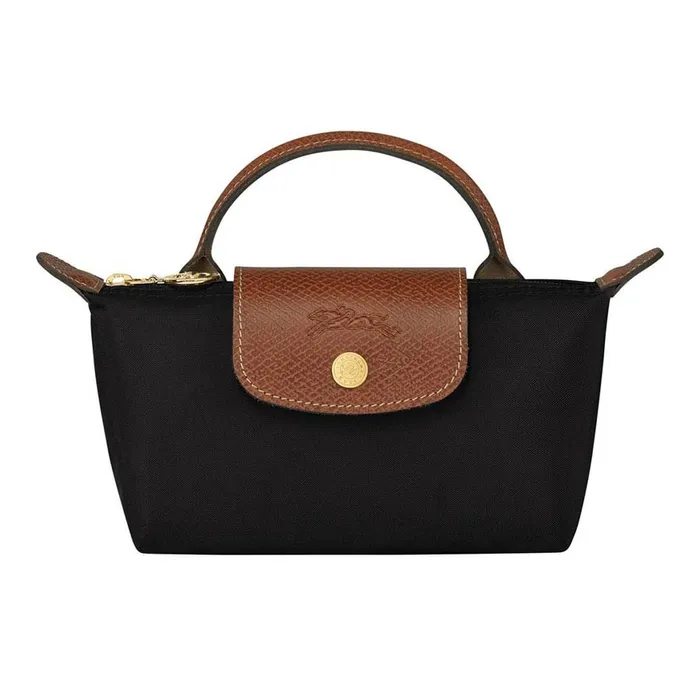Túi Xách Longchamp Le Pliage Original Pouch With Handle 34175089001 Màu Đen