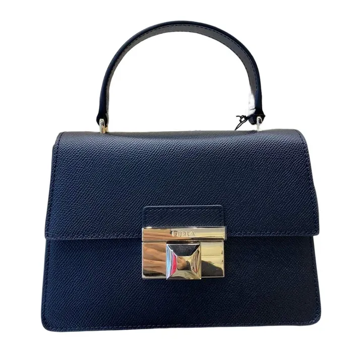 Túi Xách Tay Furla Top Venere Top Handle Màu Xanh Navy