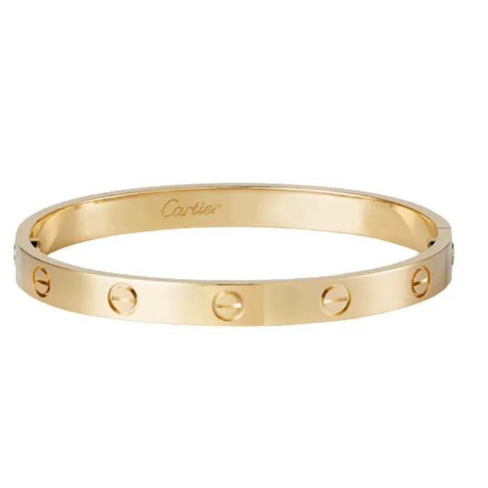 Vòng Đeo Tay Jewery Luxury Bản To Màu Vàng Gold  Size 15