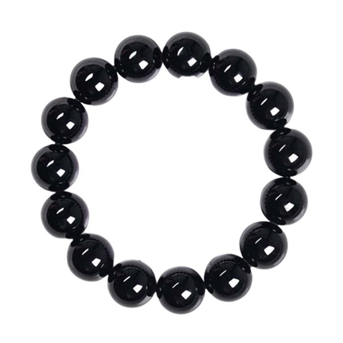 Vòng Đeo Tay LiLi Jewelry Mã Não 7A LILI_525552 Màu Đen Kích Thước Đá 6mm
