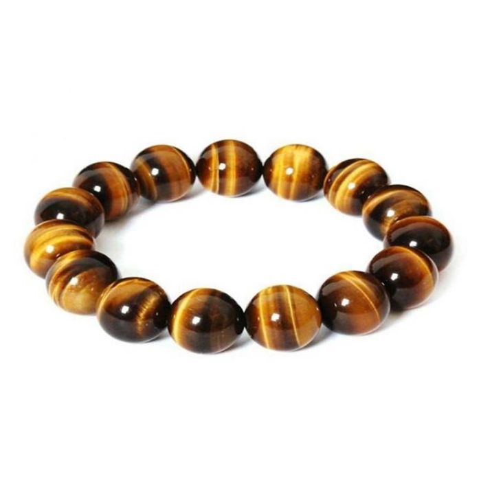 Vòng Đeo Tay LiLi Jewelry Mắt Hổ Mắt Mèo 7A LILI_733336 Màu Vàng Nâu Kích Thước Đá 6mm