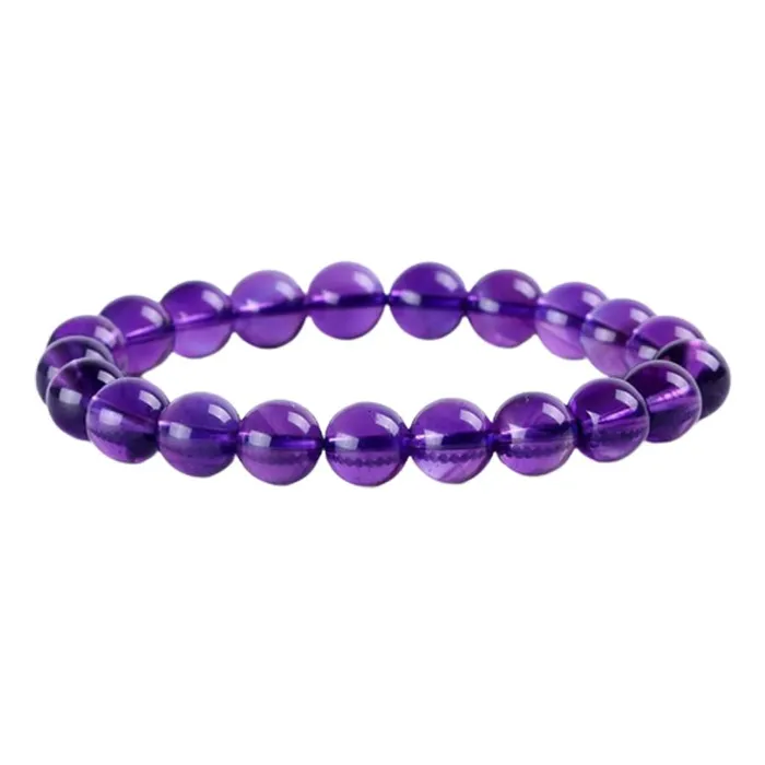 Vòng Đeo Tay LiLi Jewelry Thạch Anh Tím 7A LILI_525444 Màu Tím Kích Thước Đá 9mm