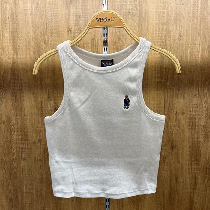 Áo Ba Lỗ Nữ WHOAU Tank Top Màu Trắng Size S