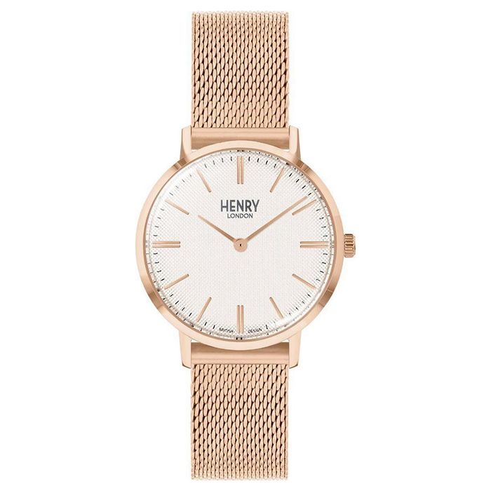 Đồng Hồ Nữ Henry London HL34-M-0376 Màu Vàng Hồng