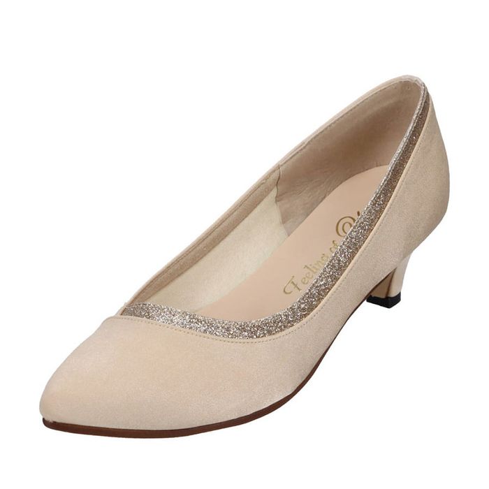 Giày Cao Gót Feeling Of Yui Women's Shoes 2903 Màu Be Size 36