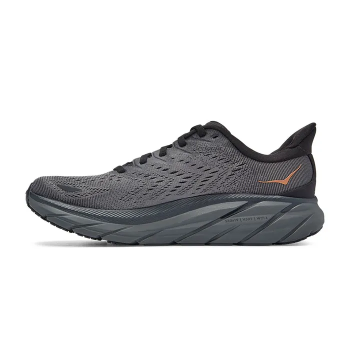 Giày Thể Thao Hoka Running Shoes Clifton 8 1119394 ACPP Màu Đen Xám Size 35