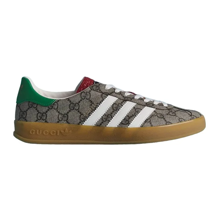 Giày Thể Thao Nữ Adidas × Gucci Women’s Gazelle IE4796 Màu Nâu Be