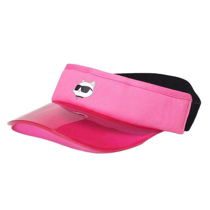 Mũ Trẻ Em Karl Lagerfeld Logo-print Visor Màu Hồng Size 50