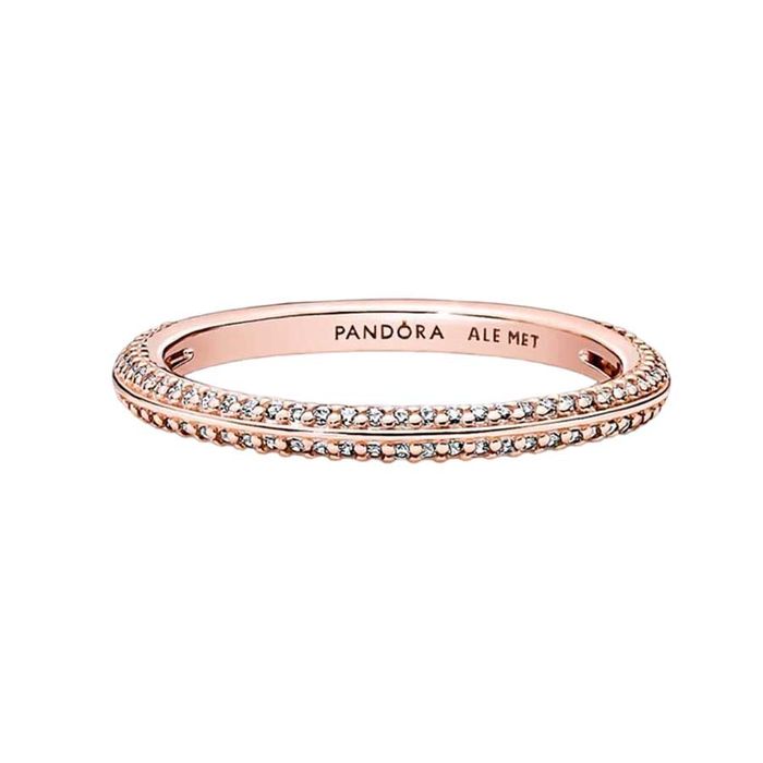 Nhẫn Nữ Pandora ME Pavé Ring Mạ Vàng Hồng 14K