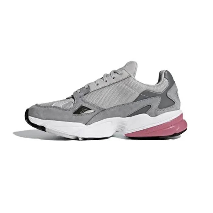 Giày Thể Thao Adidas Falcon Grey Pink D96698 Màu Xám