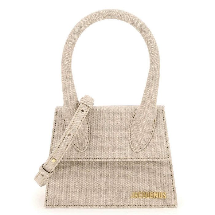 Túi Đeo Chéo Nữ Jacquemus Le Chiquito Mini Bag Light Greige Twill Màu Be