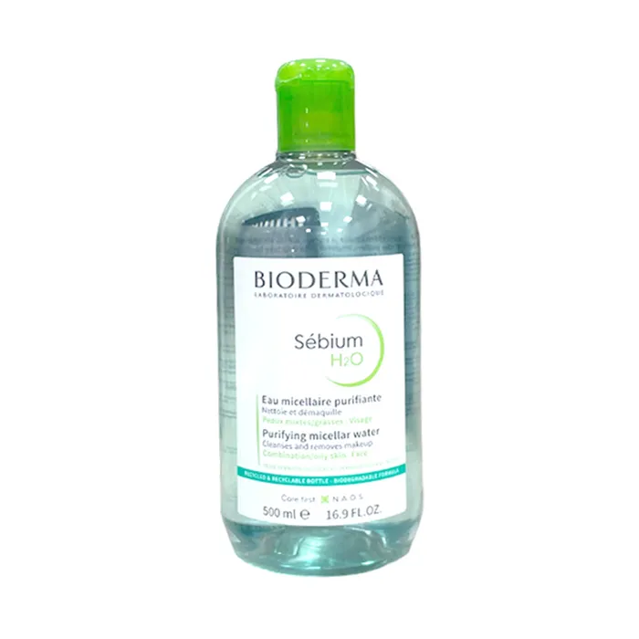 Nước Tẩy Trang Bioderma Sensibio H2O Miceller Water Xanh 500ml