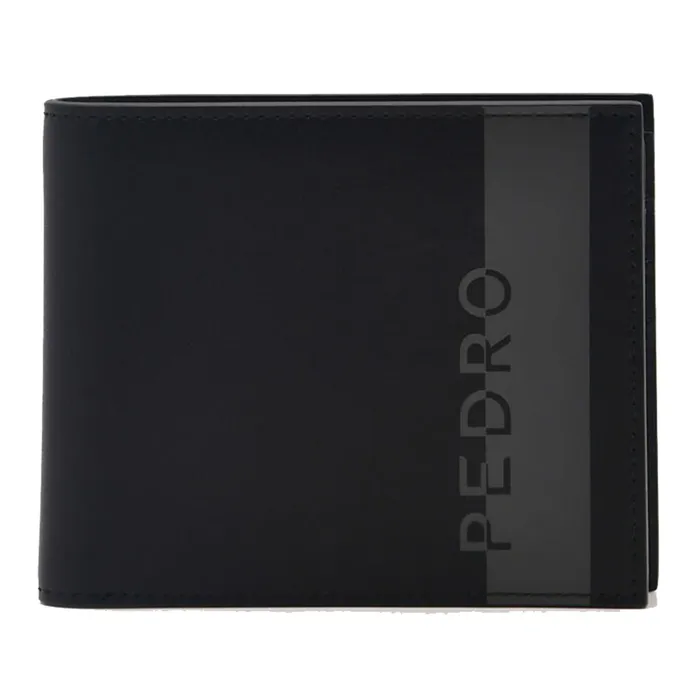 Ví Nam Pedro Leather Bi-Fold Flip Wallet PM4-15940241 Màu Đen