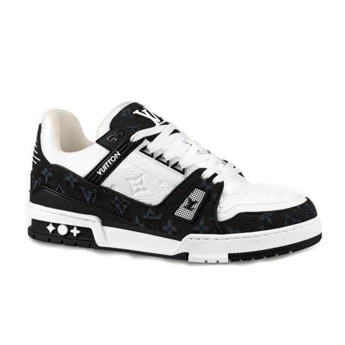 Giày Thể Thao Louis Vuitton LV Trainer White Black 1A9JG9 Màu Đen Trắng Size 40
