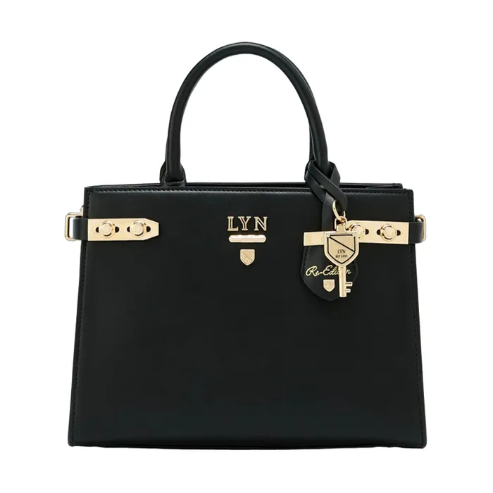 Túi Xách Tay Nữ Lyn Fineness Re-Edit Top L Handbags LL22WBF295 Màu Đen