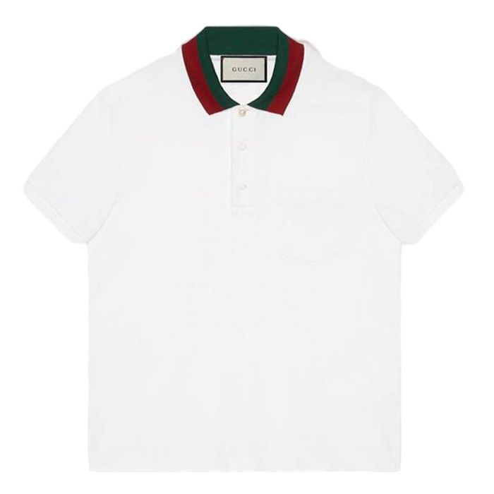Áo Polo Gucci White Ss2020 Web Màu Trắng