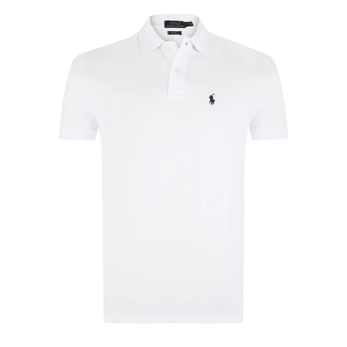 Áo Polo Nam Ralph Lauren RLNEUWHITE Form Slim Màu Trắng Size XL