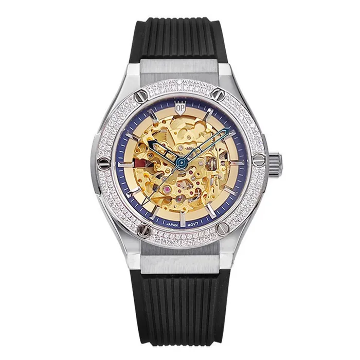 Đồng Hồ Nam Olym Pianus OP990-45.24ADGS-GL-X Màu Đen Bạc