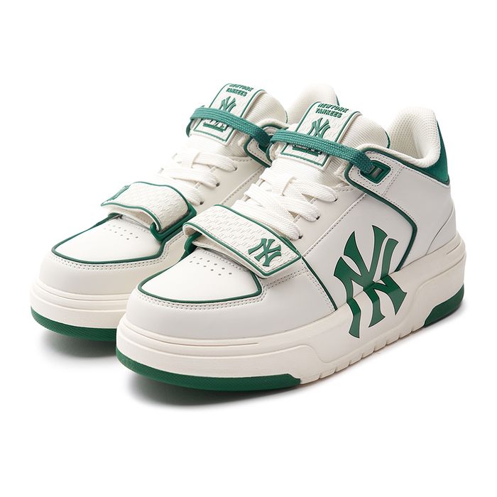 Giày Thể Thao MLB Chunky Liner Mid New York Yankees 3ASXLMB3N-50GNS Màu Xanh Green Size 240