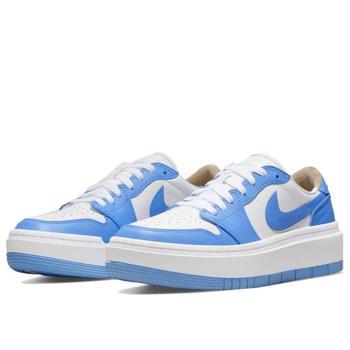 Giày Thể Thao Nike Air Jordan 1 Low Elevated University Blue DQ3698-141 Màu Xanh Trắng Size 38