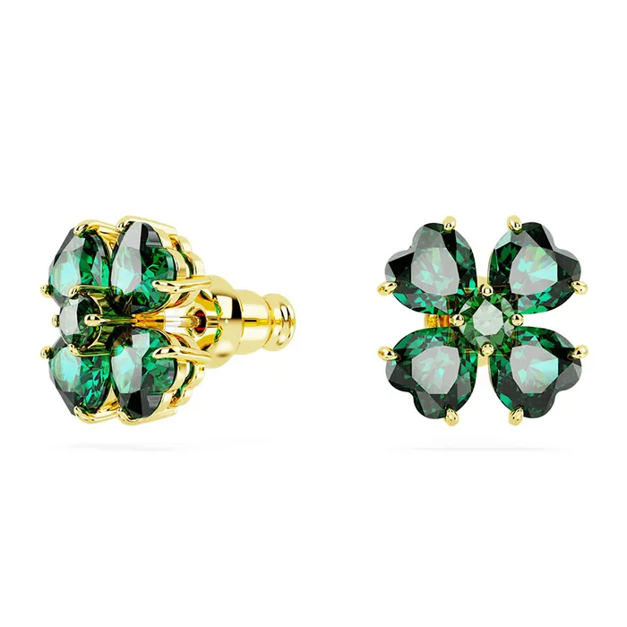 Khuyên Tai Nữ Swarovski Idyllia Stud Earrings 5666236 Màu Xanh Lá