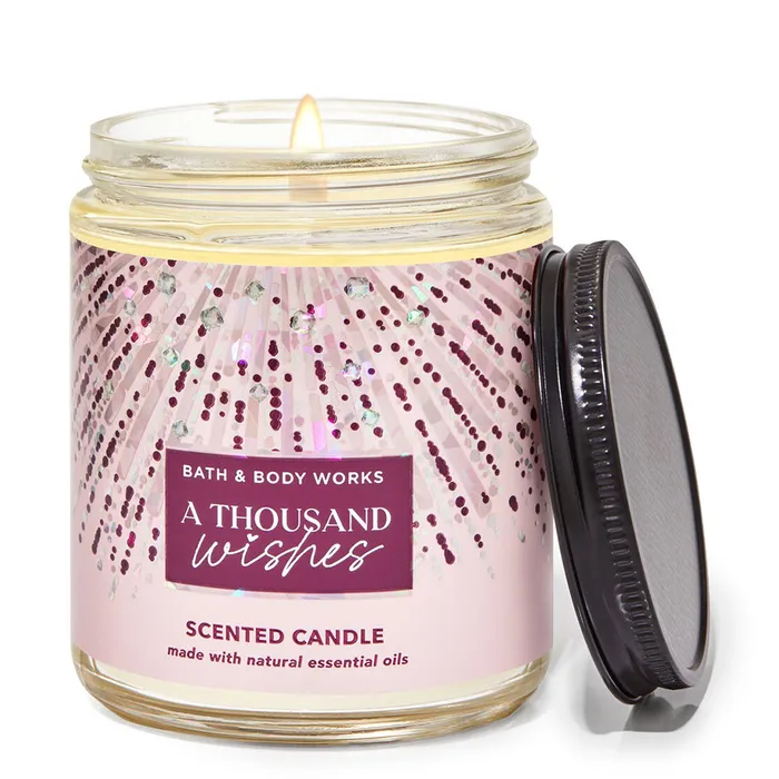 Nến Thơm Bath & Body Works A Thousand Wishes Mason Single Wick Candle 198g