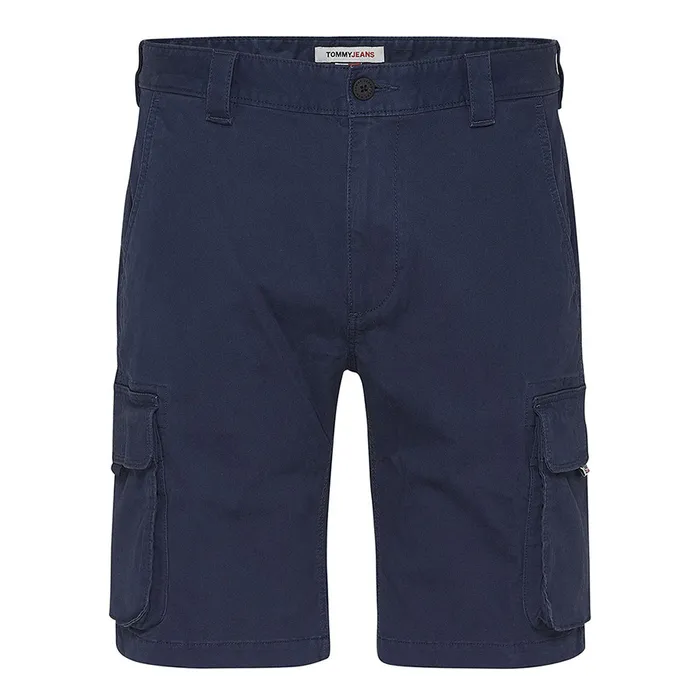 Quần Short Nam Tommy Hilfiger Mens Cargo Shorts In Navy Cotton DM0DM11078 Màu Xanh Dương Size 30
