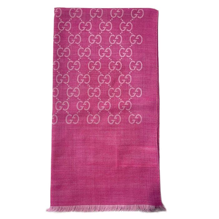 Khăn Quàng Cổ Gucci Muffler Stole 165904 3G646 5872 Màu Hồng Size 45 x 180cm